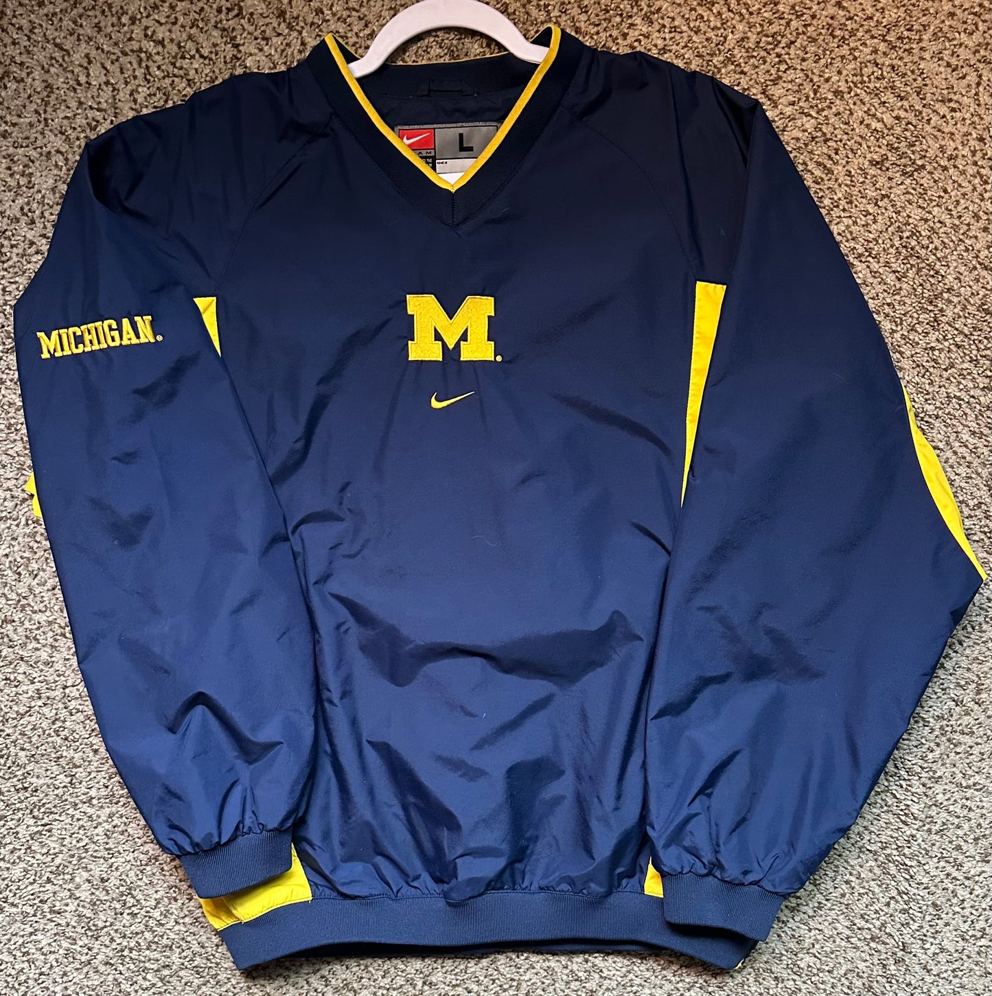 Michigan university windbreaker