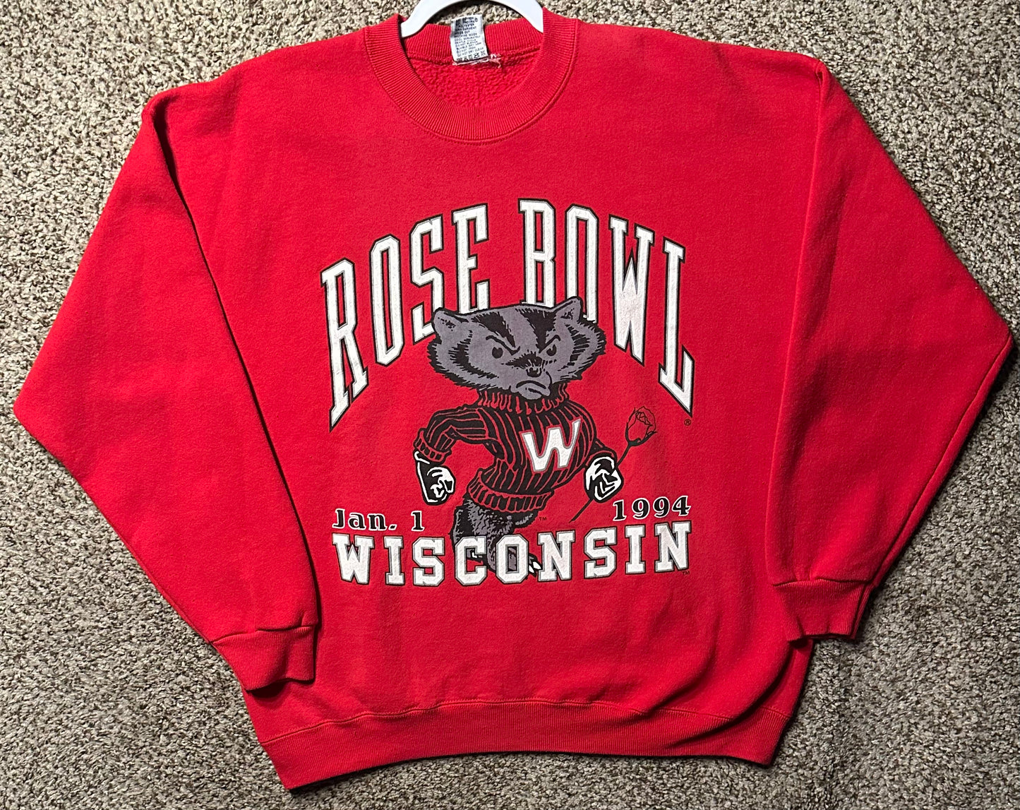 Wisconsin university crewneck