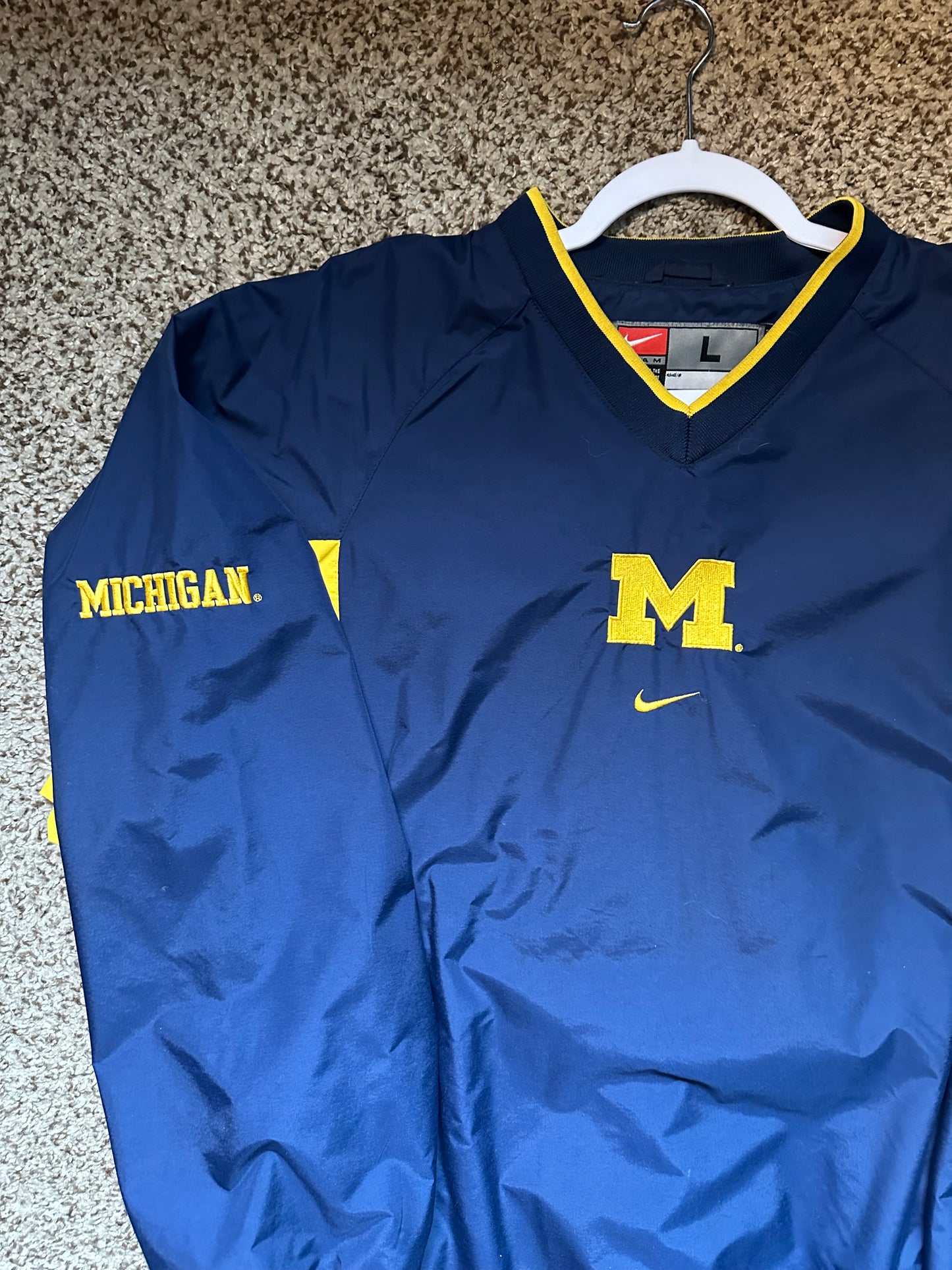 Michigan university windbreaker