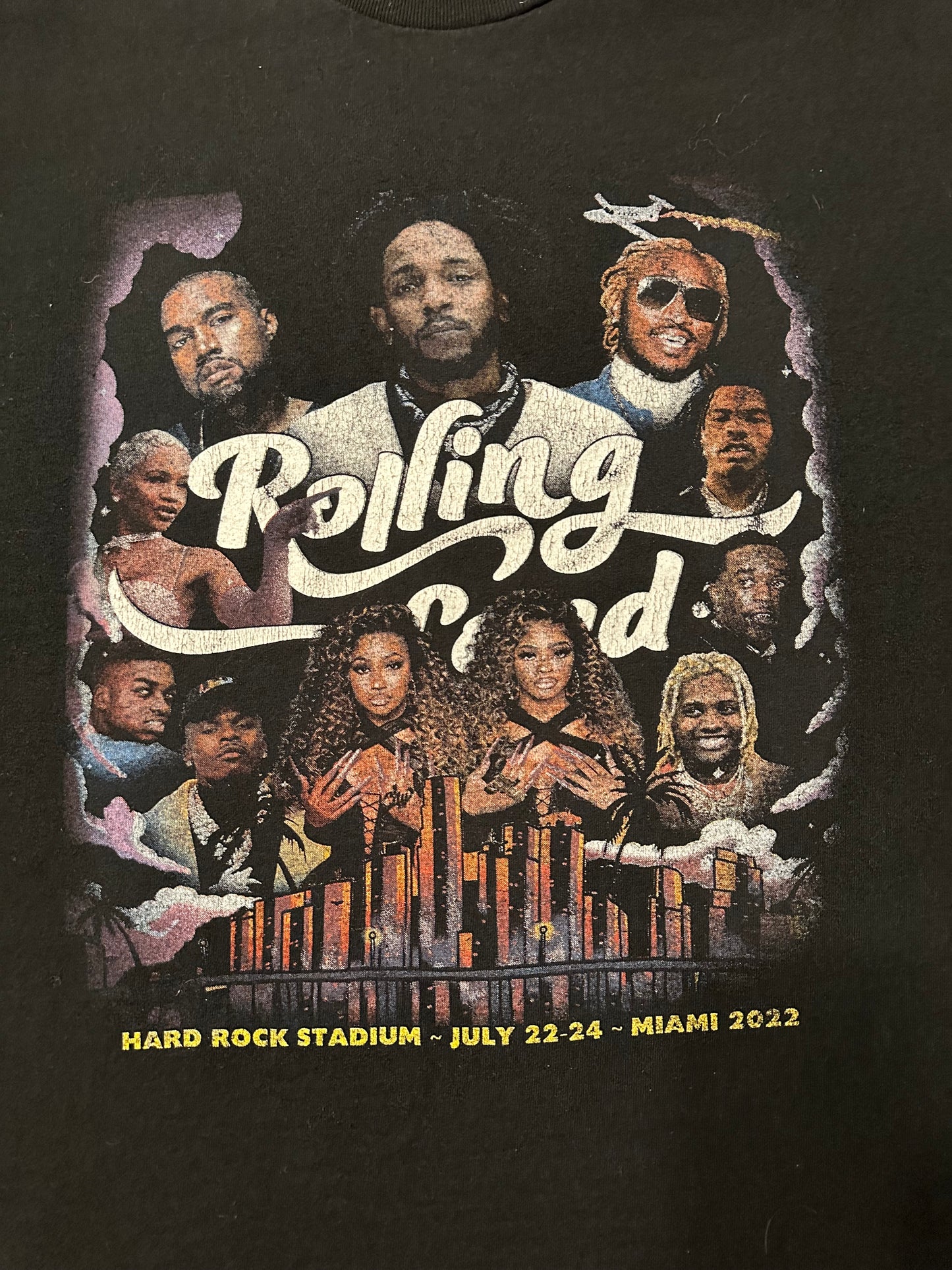 Rolling loud 2022 music festival tee