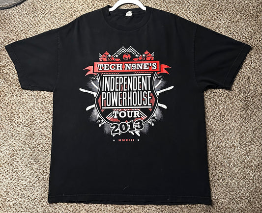 Tech n9ne 2013 independent powerhouse tour tee