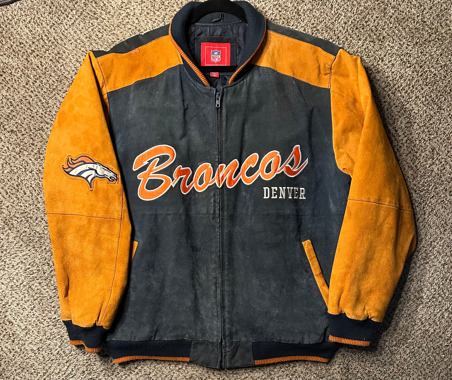 Denver Broncos leather jacket