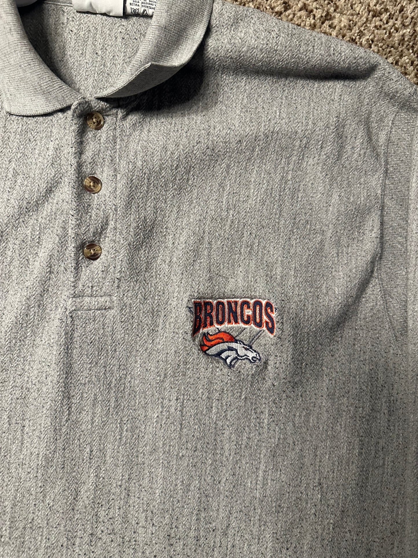 Denver Broncos long sleeve polo