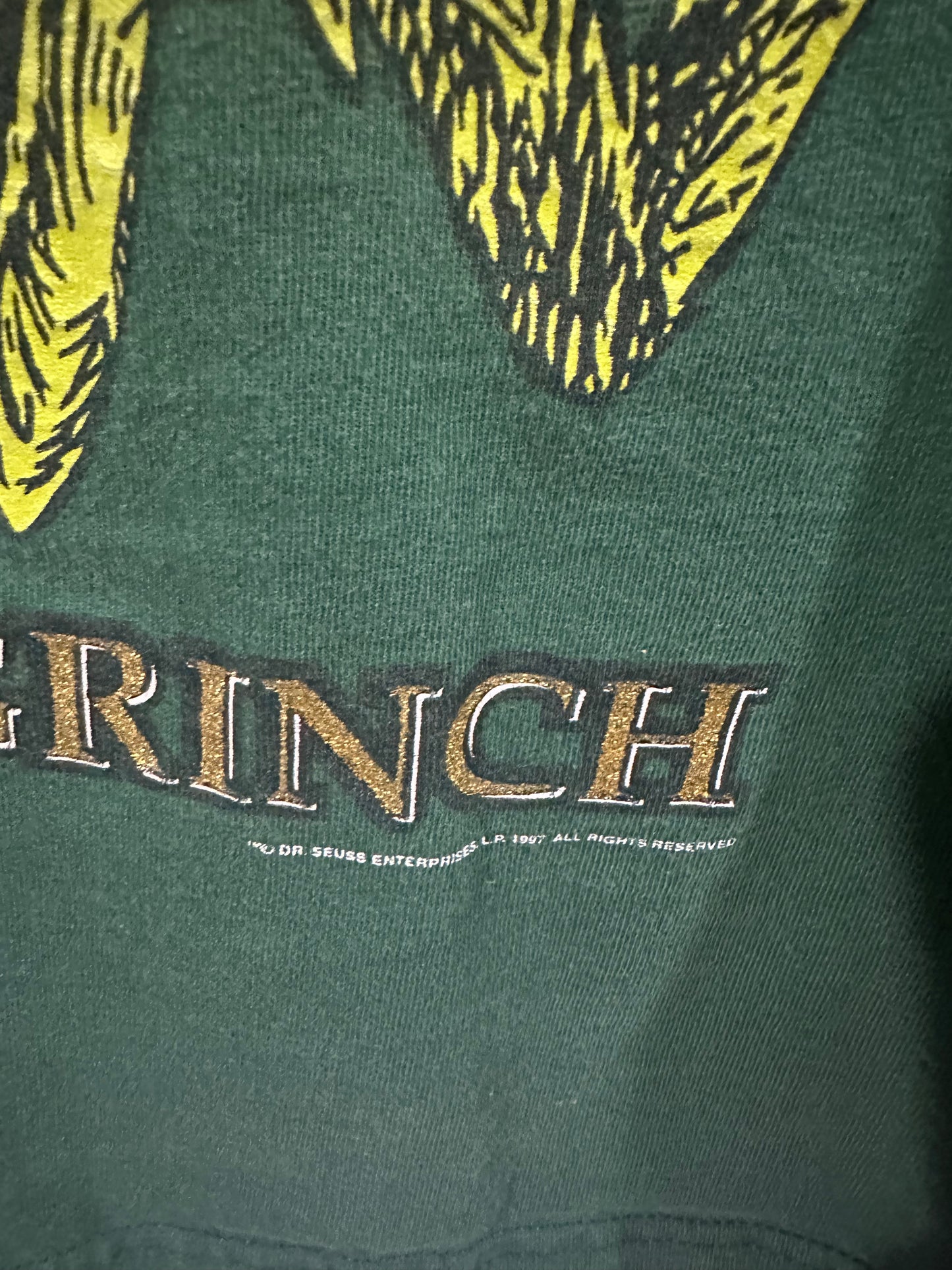 Vintage 1997 Grinch t shirt