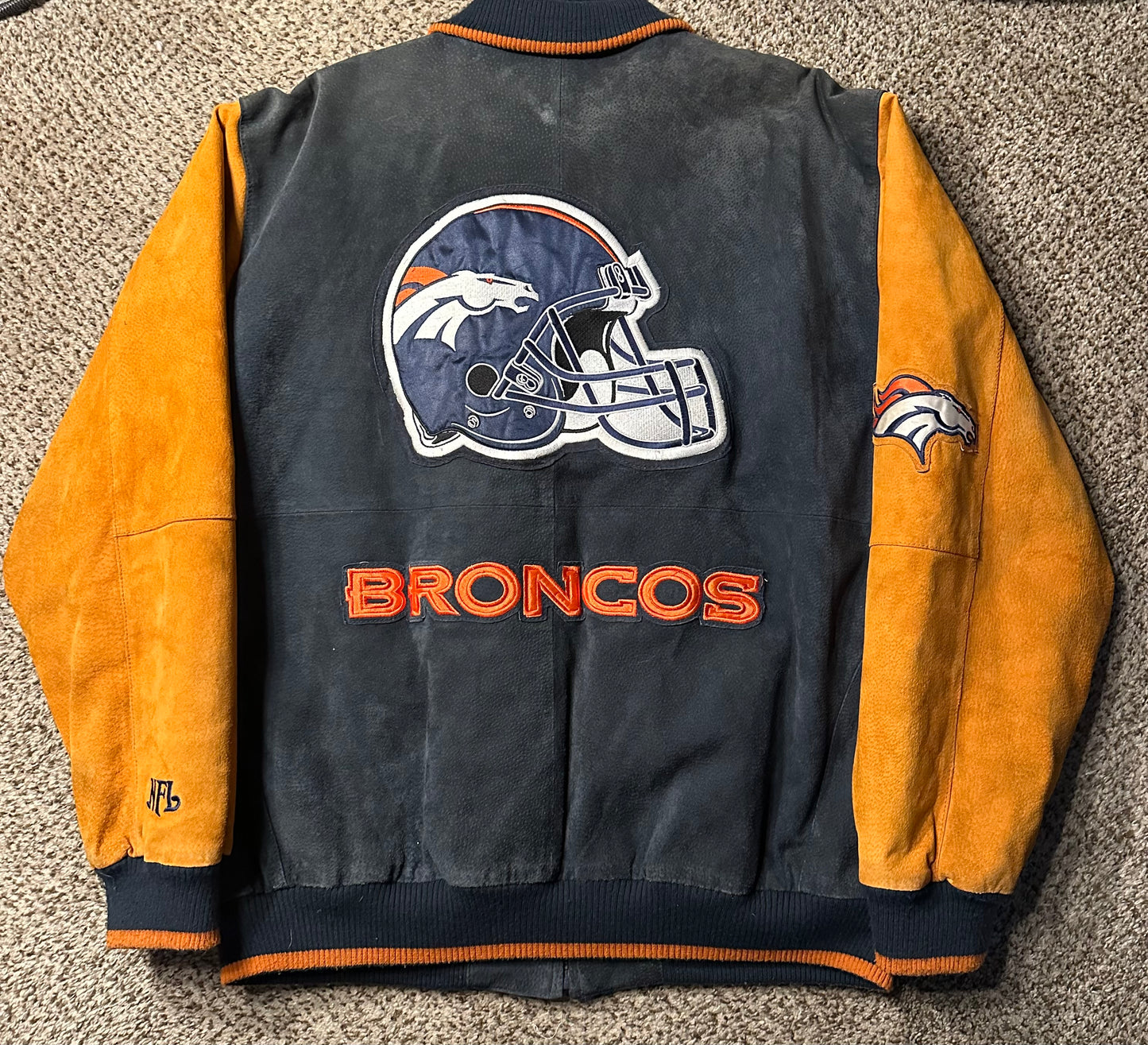 Denver Broncos leather jacket