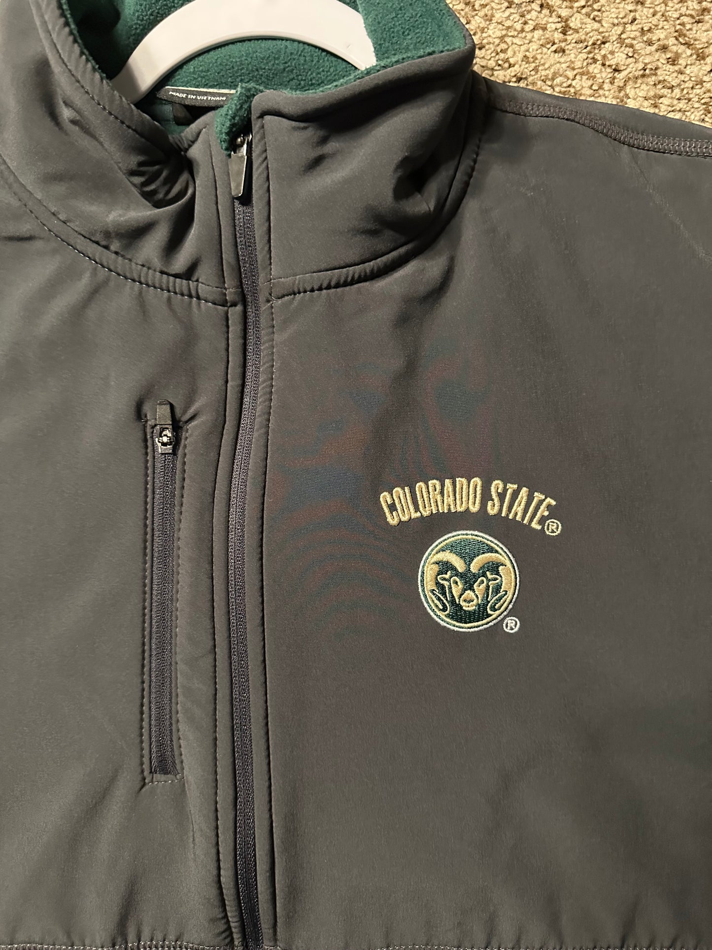 Colorado State University zip up jacket