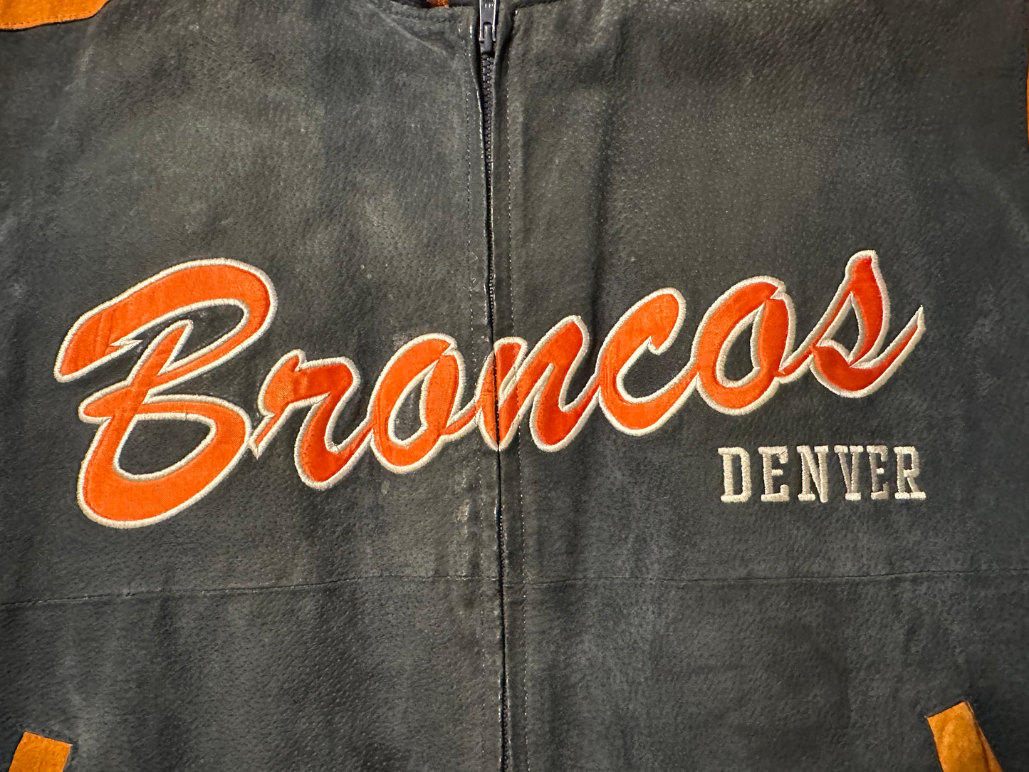 Denver Broncos leather jacket