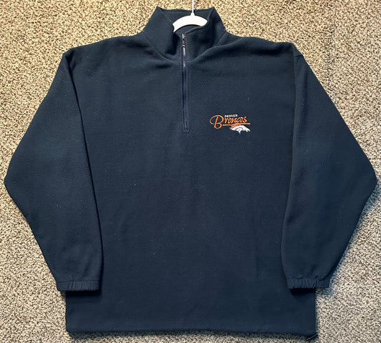 Denver Broncos vintage quarter zip
