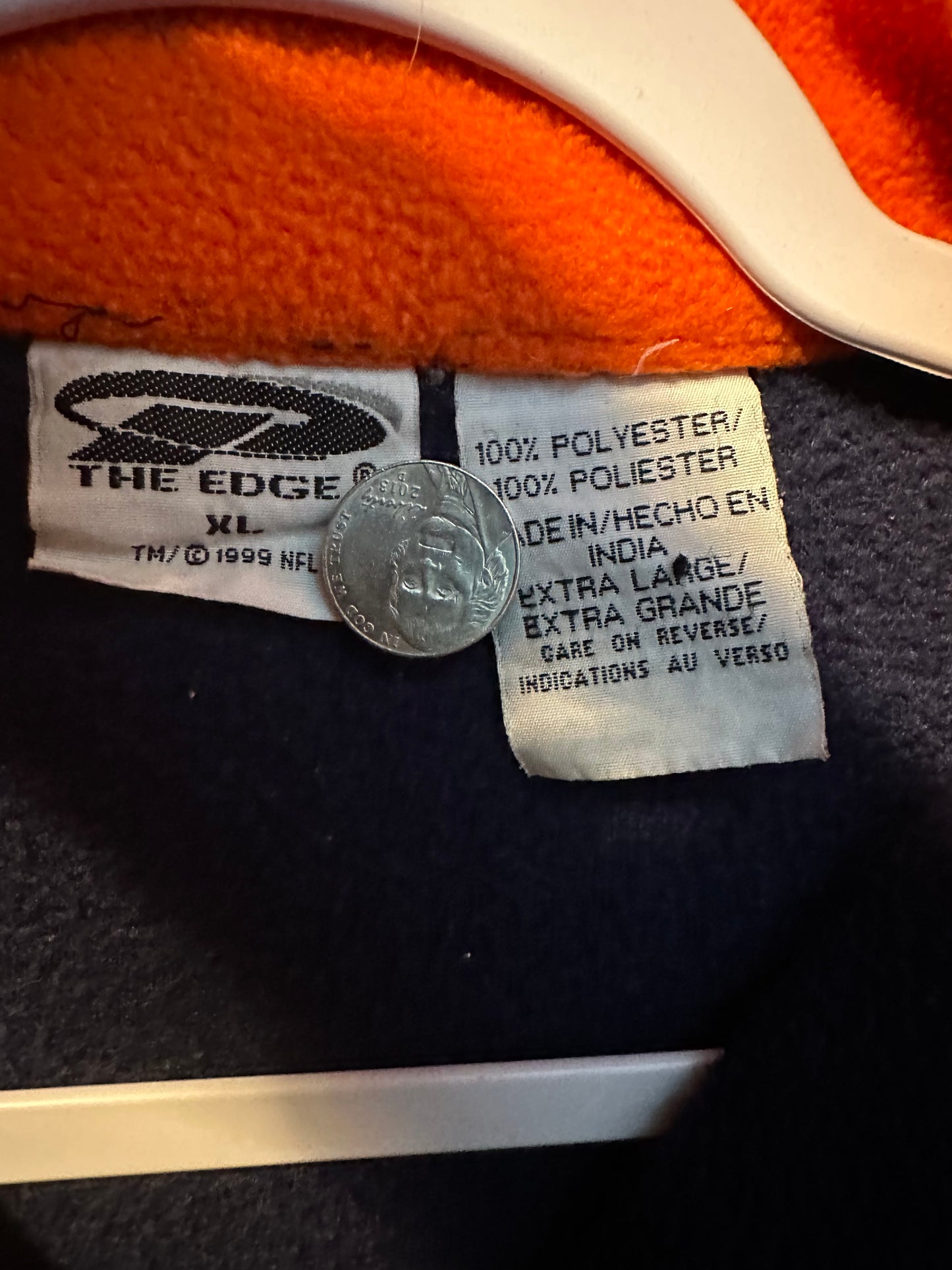 Denver Broncos vintage quarter zip