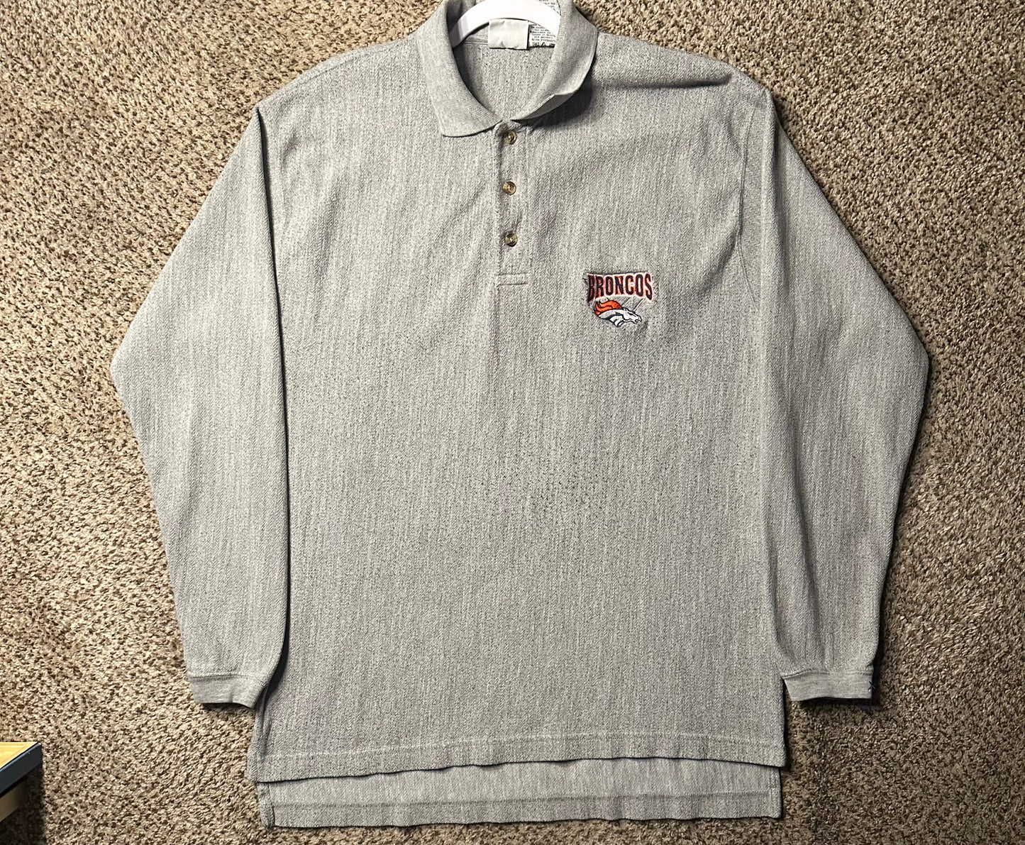 Denver Broncos long sleeve polo