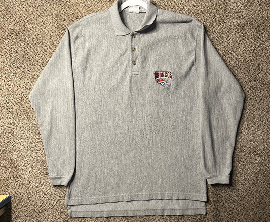 Denver Broncos long sleeve polo