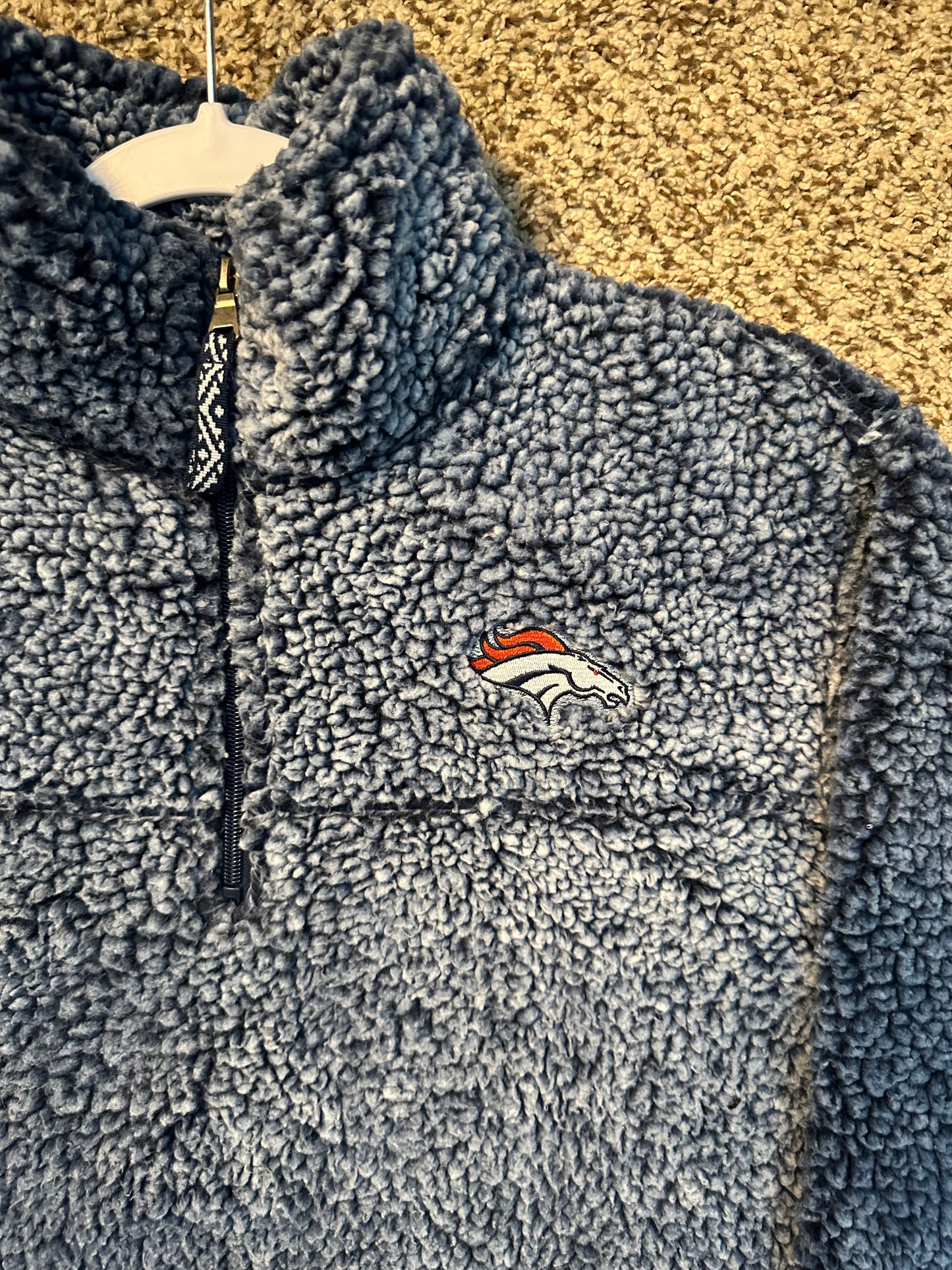 Denver Broncos quarter zip