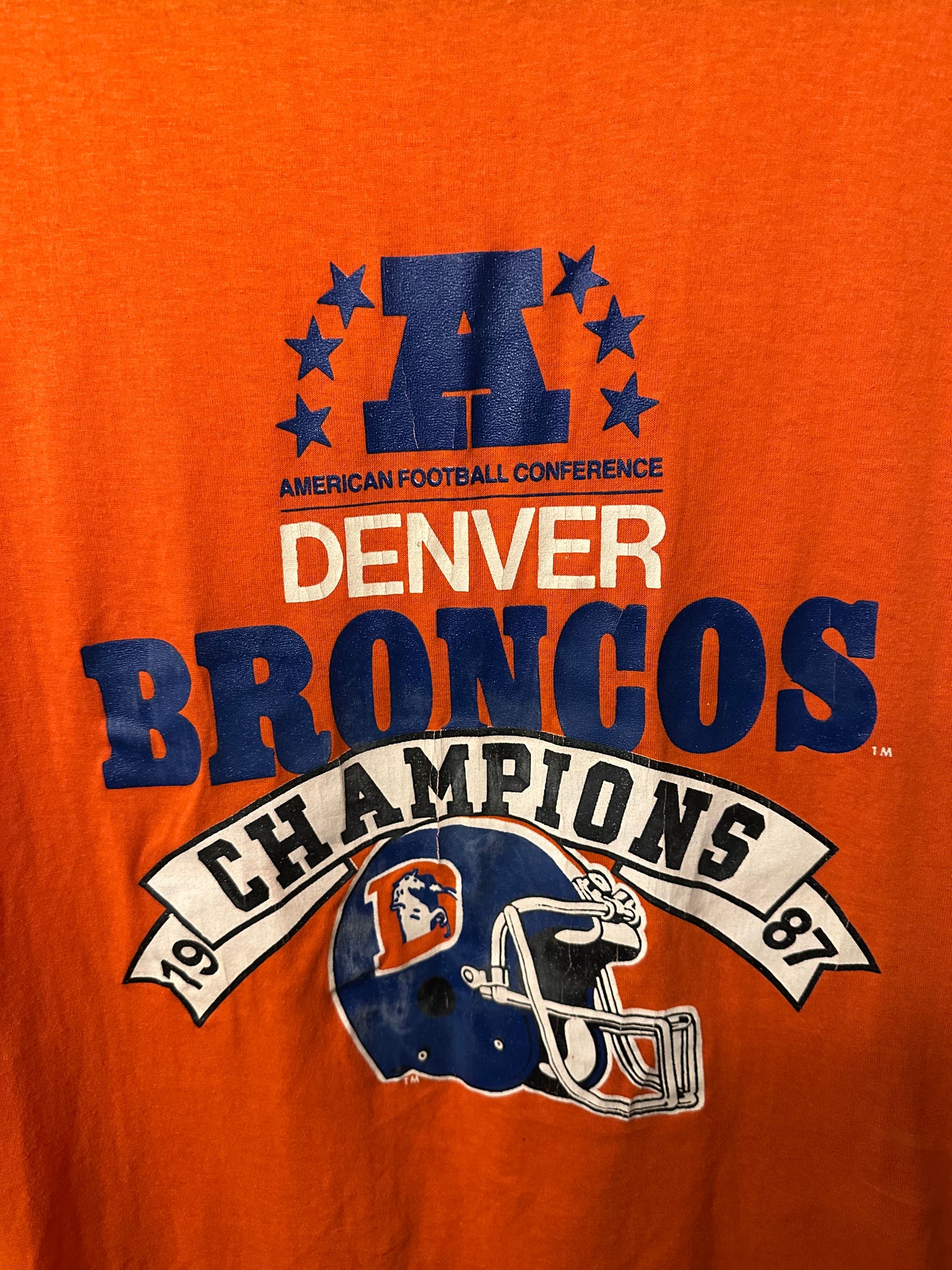 Broncos 1987 AFC Champions tee