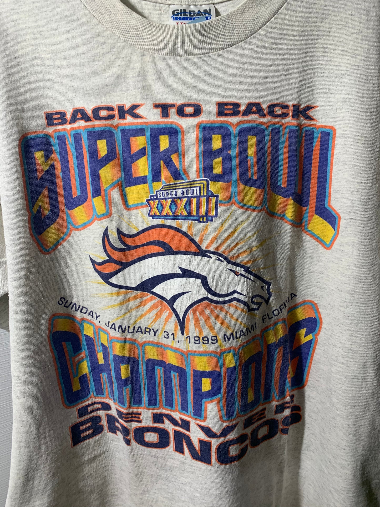 Broncos 1999 Super Bowl champions tee